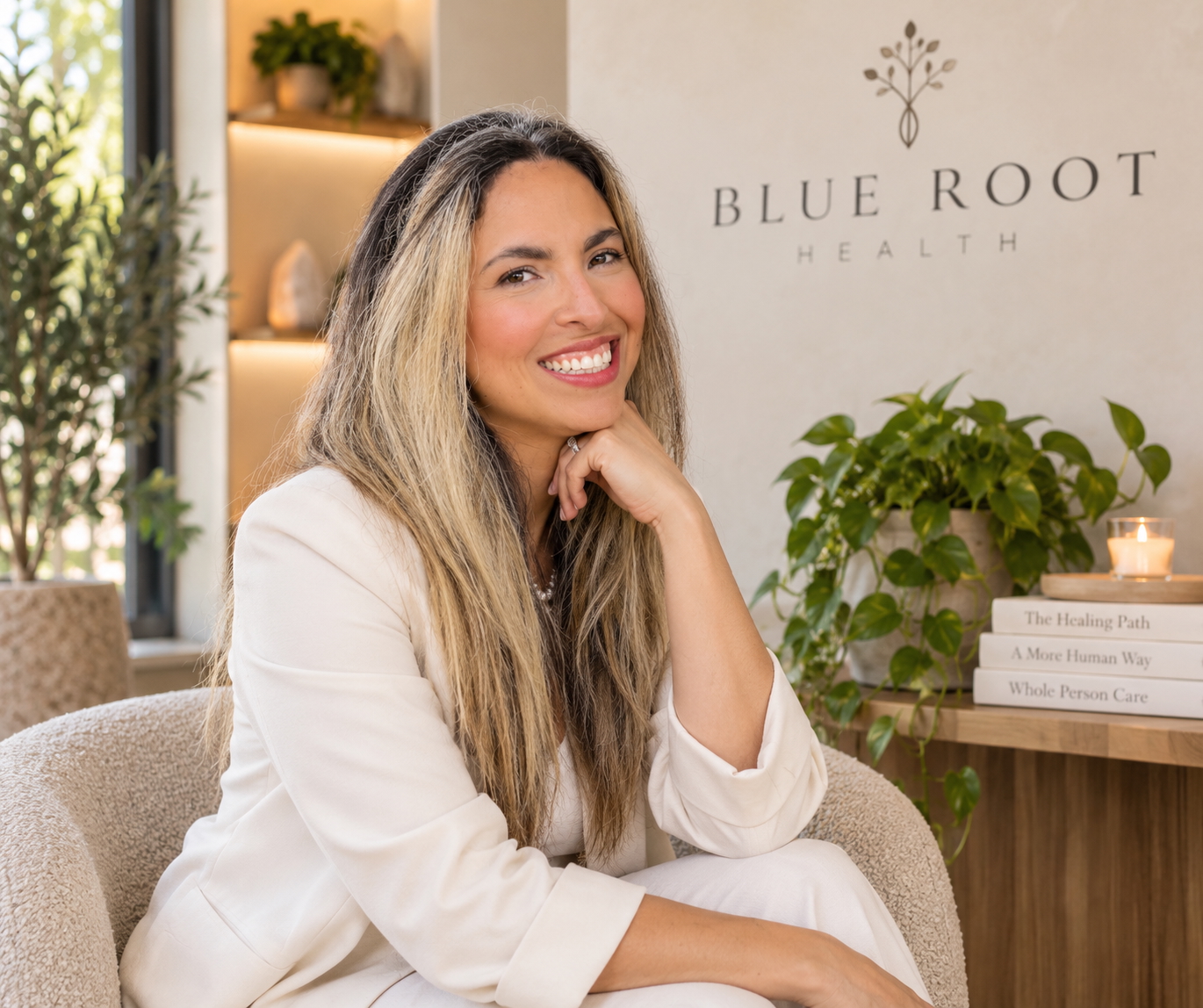 Dr. Angela Soto, founder of Blue Root Health