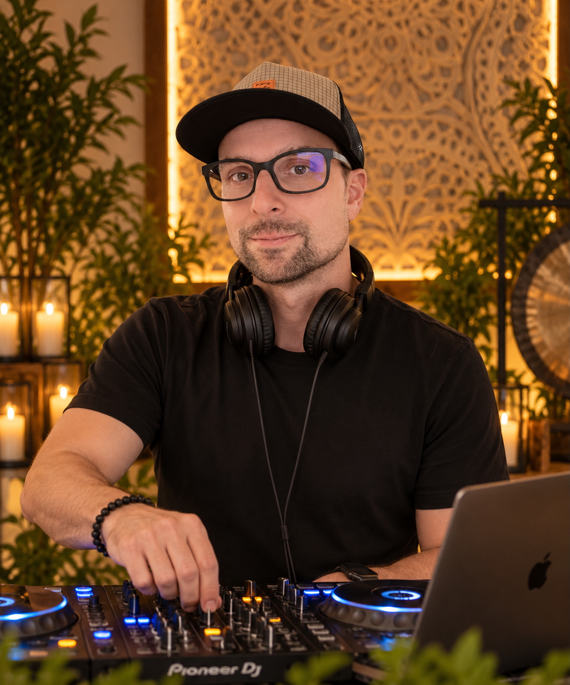 John Bolos, live music facilitator for Ritual in Motion