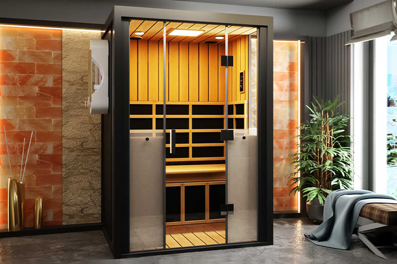 infrared salt sauna